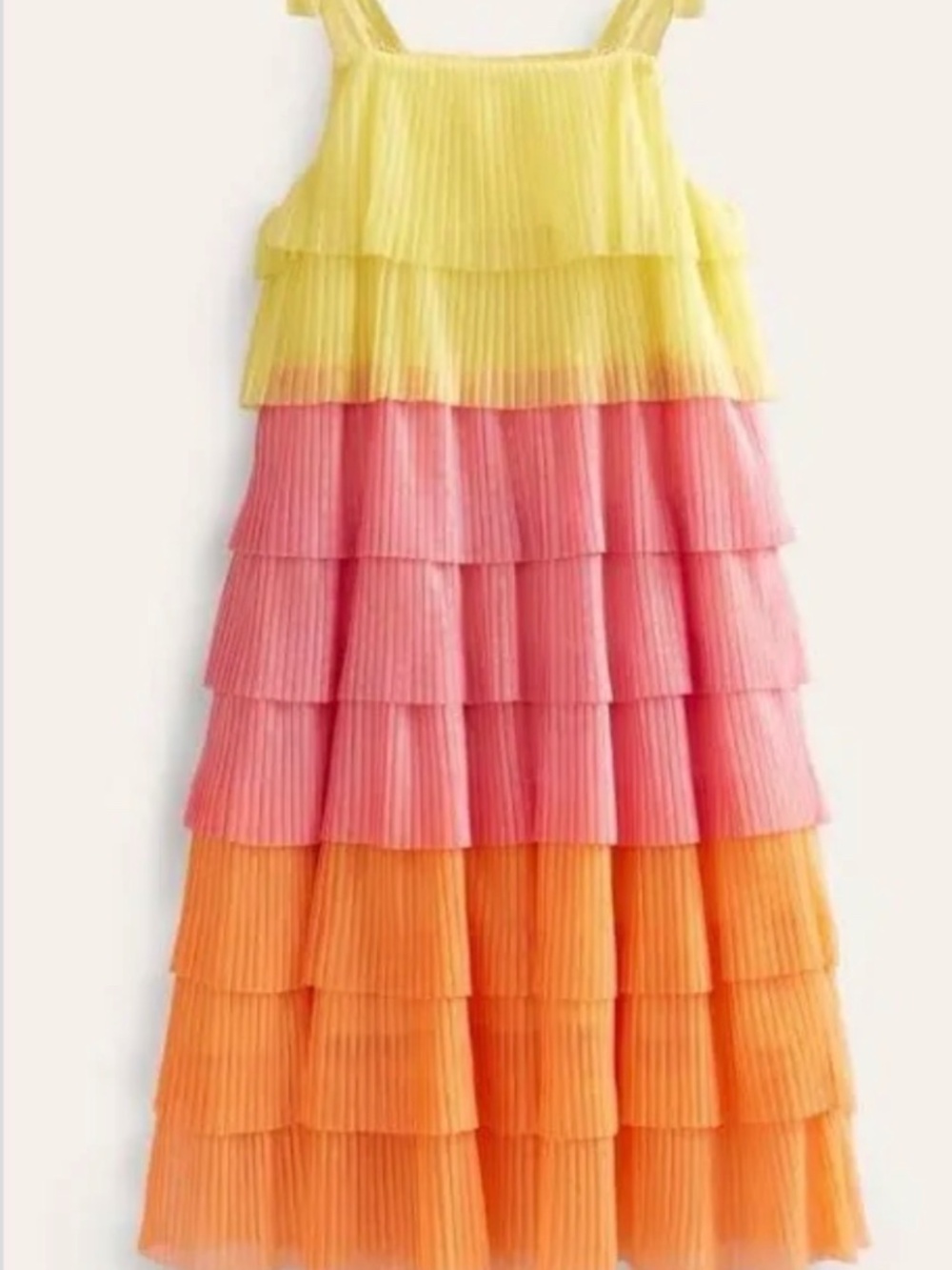 Mini Boden ombré layered tulle dress